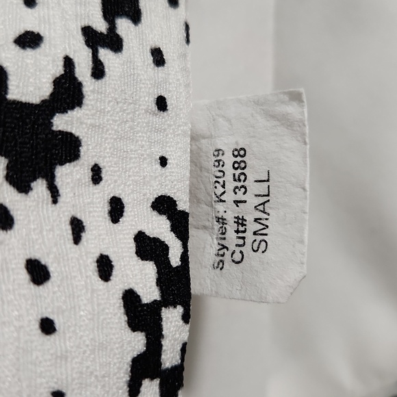 Aqua Girls Black & White Cropped Dressy Tank, Size S ~ EUC - Picture 8 of 8